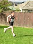 Lyndon running in the Philp Shield club race, 2002